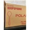 Image 2 : Polar Pro Plastic Soup Spoons  White 1000 pcs