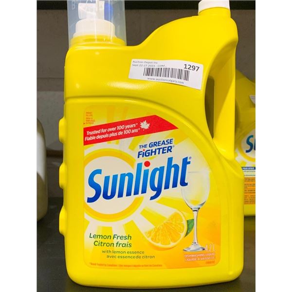 Sunlight Lemon Fresh Dishwasher Liquid 4.2L