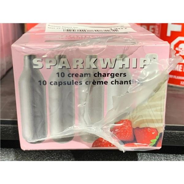 Spark Whip 10 Cream Chargers  6 x 10 Chargers