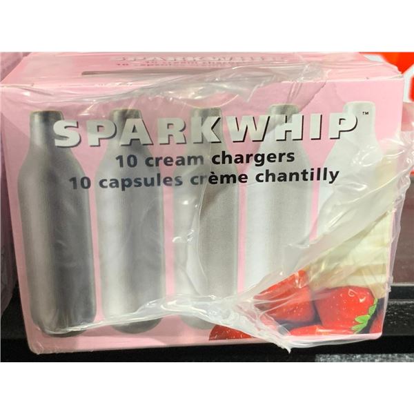 Spark Whip 10 Cream Chargers 6 x 10 Chargers