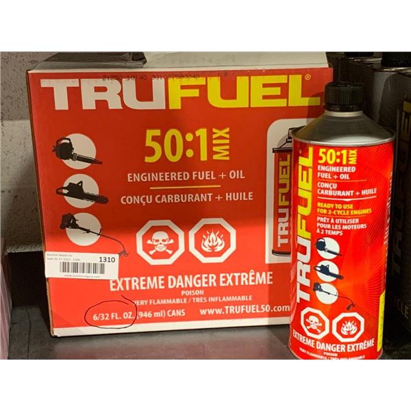 TruFuel 50:1 Mix Engineered Fuel + Oil 6 x 946ml Cans