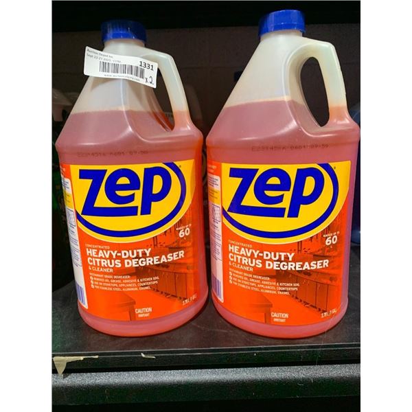 Zep Heavy Duty Citrus Degreaser & Cleaner 2 x 3.78L