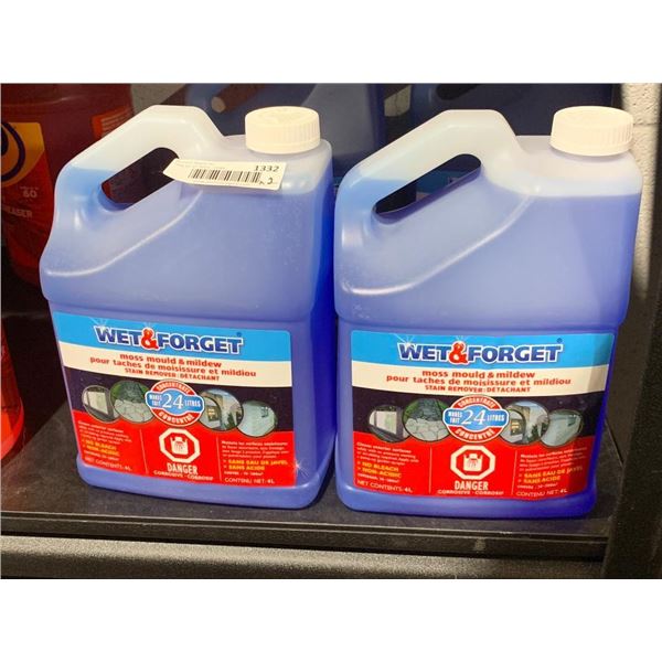 Wet & Forget Moss Mold & Mildew Concentrate 2 x 4L