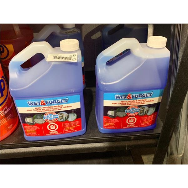 Wet & Forget Moss Mold & Mildew Concentrate 2 x 4L