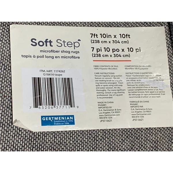 Soft Step Microfiber Shag Rug 7'10" x 10'