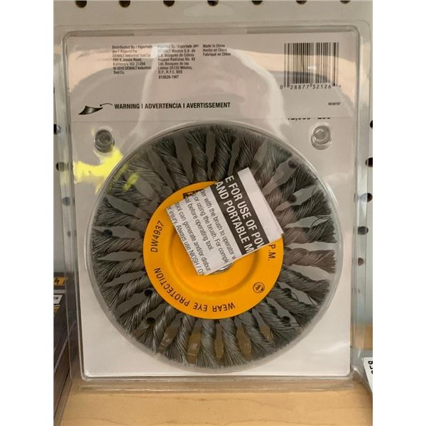 DeWalt Carbon Cable Twist Wheel Metal 6"