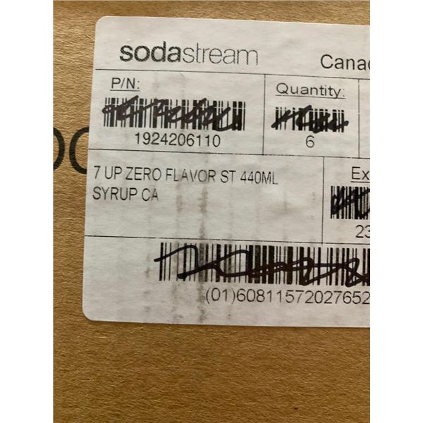 SodaStream 7 UP Zero Flavor Syrup 440ml