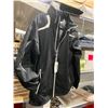 Image 3 : Mens Black/Light Grey/ White Shell Jacket Size Medium