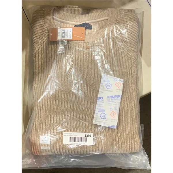 Denver Hayes Light Brown Knit Sweater Mens XLT
