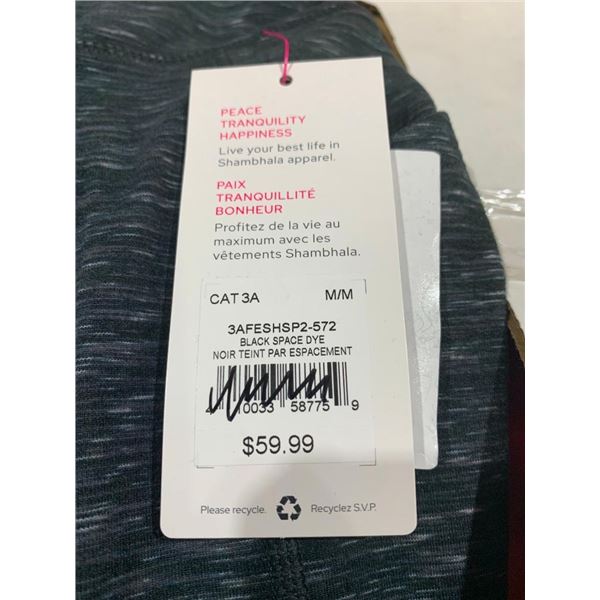 Shambhala Women’s High Rise Live-in Comfort Legging with Side Pocket - 7/8 Length Size Medium