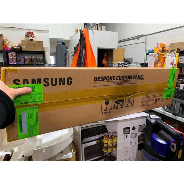 Samsung Bespoke Custom Refrigerator Panel Metal Navy Middle Panel