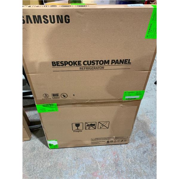 Samsung Bespoke Custom Refrigerator Panel Charcoal Glass Bottom Panel