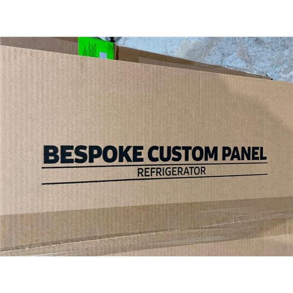 Samsung Bespoke Custom Refrigerator Panel Charcoal Glass Upper Panel