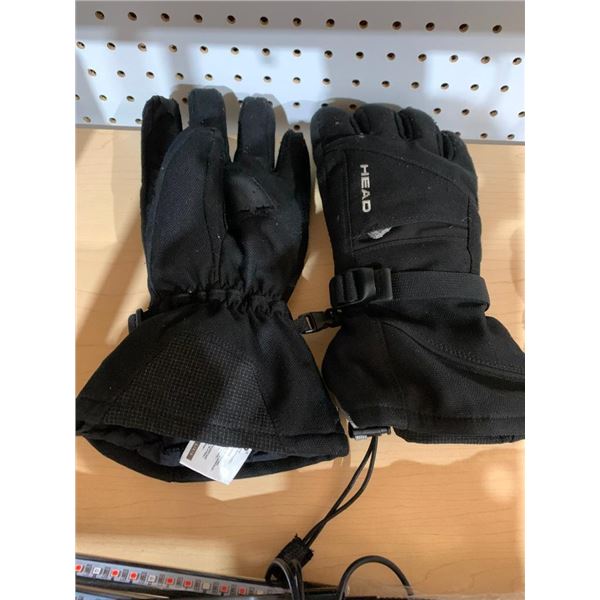 Head Winter Gloves with Heat Pack Pocket - Size Adult Large