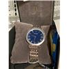 Image 1 : Bulova Men's Watch with blue Clock face & Silber Band