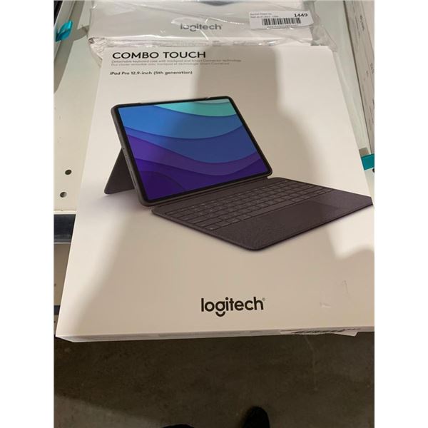 Logitech Combo Touch iPad Pro 12.9 inch 5th generation Case Detachable Keyboard Case w/ Trackpad