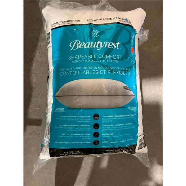 Beautyrest Memory Foam Cluster Pillow Set