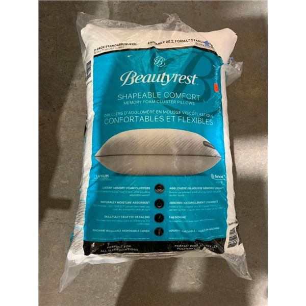 Beautyrest Memory Foam Cluster Pillow Set
