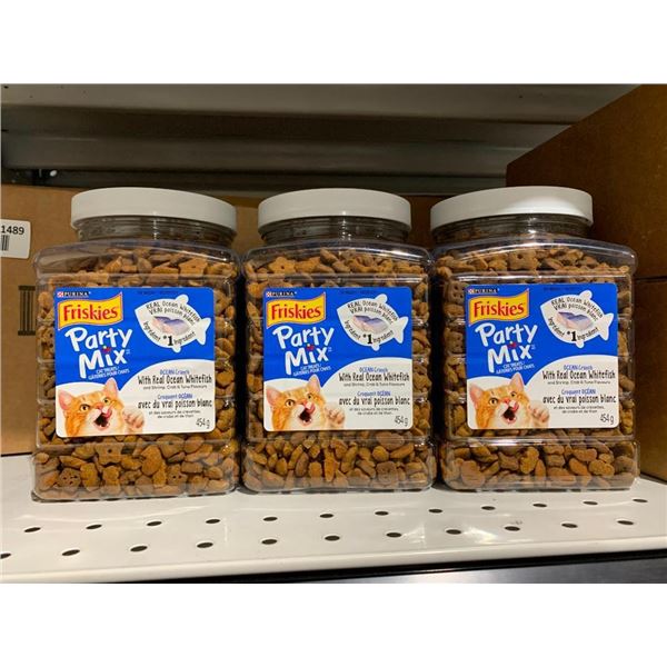Friskies Party Mix Cat Treats - Lot of 3