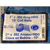 Image 2 : Crisp-Air 2" x 0.092 Ring-HDG 15 degree Coil Nails