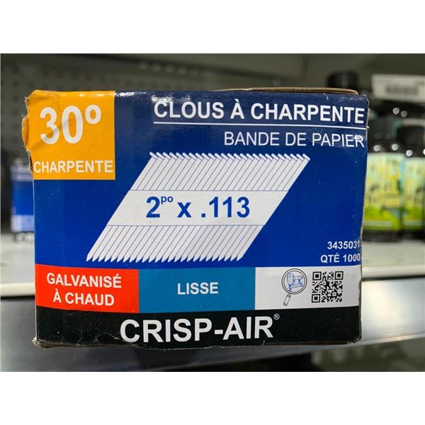 Crisp-Air Galvanized 2" x 0.113 Paper Collated Framing Strip Nails