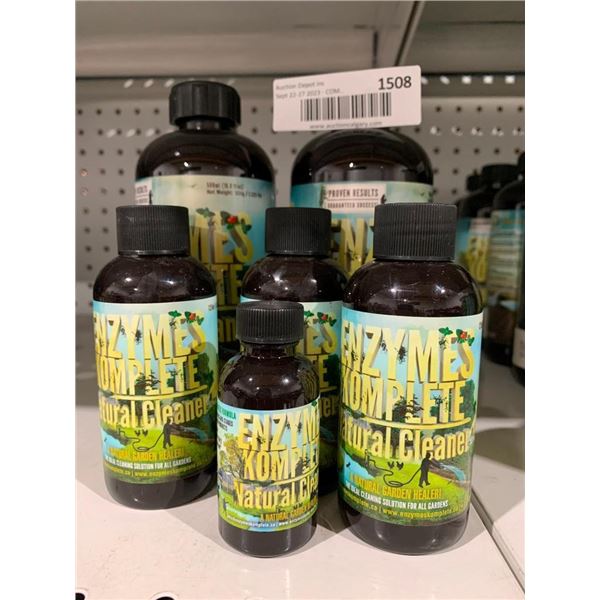 Lot of 6 Assorted Enzyme Komplete Natural Cleaner