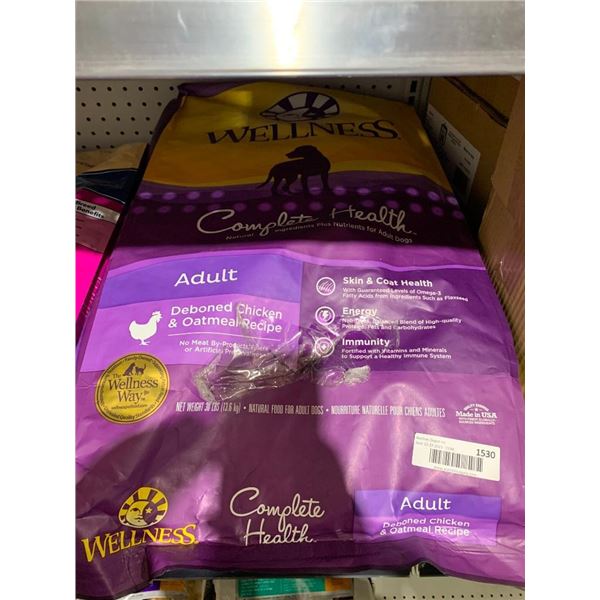 Wellness Complete Health Adult Dog Kibble 30Lbs