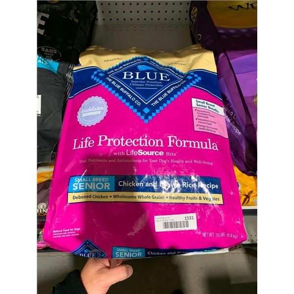 Blue Buffalo Life Protection Formula Small Breed Senior Chicken & Brown Rice Dog Kibble 6.8kg