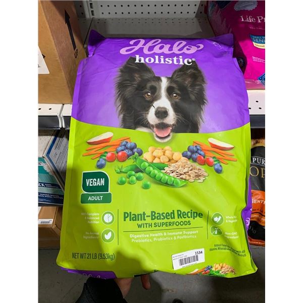 Halo Holistic Plant Based Dog Kibble 21 Lbs
