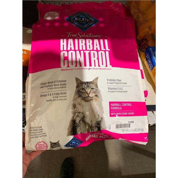 Blue Buffalo True Solutions Hairball Control Cat Kibble 11lbs