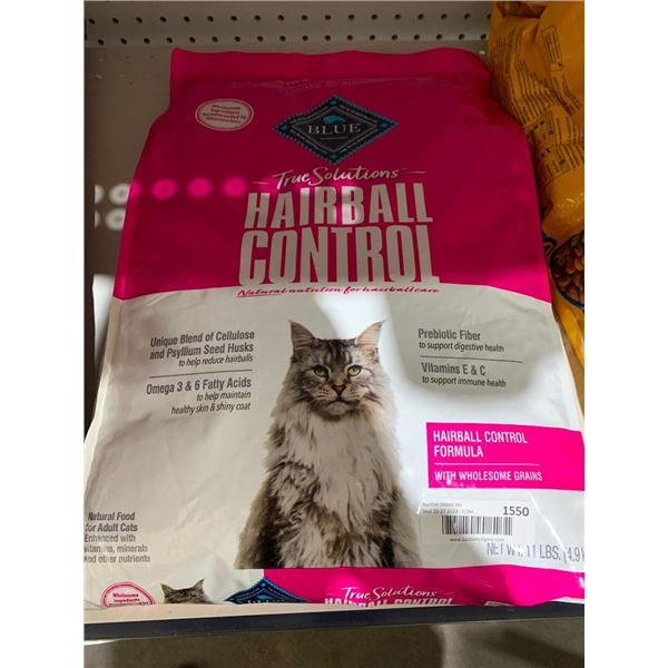 Blue Buffalo True Solutions Hairball Control Cat Kibble 11lbs