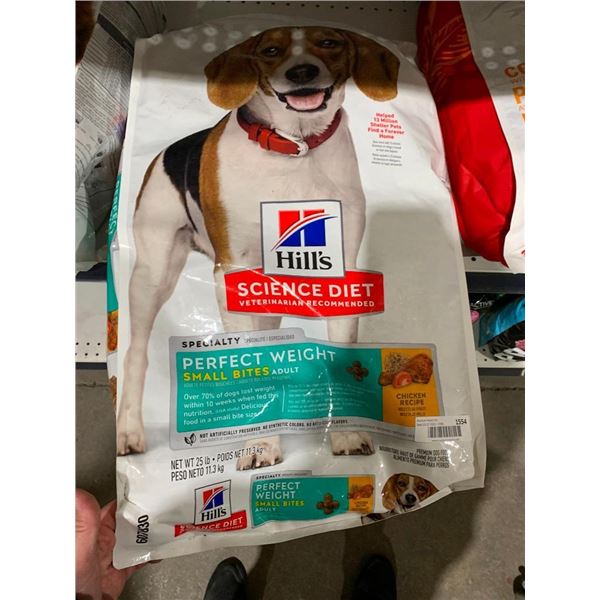 Hills Science Diet Perfect Weight Small Bites Dog Kibble 25 Lbs