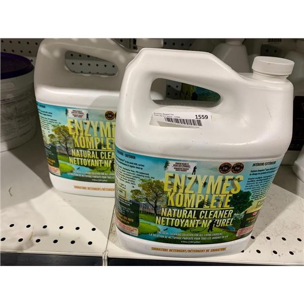 Lot of 2 Enzymes Komplete Natural Living Garden Cleaner 2x4L