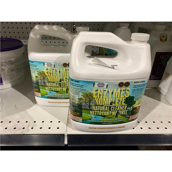 Lot of 2 Enzymes Komplete Natural Living Garden Cleaner 2x4L