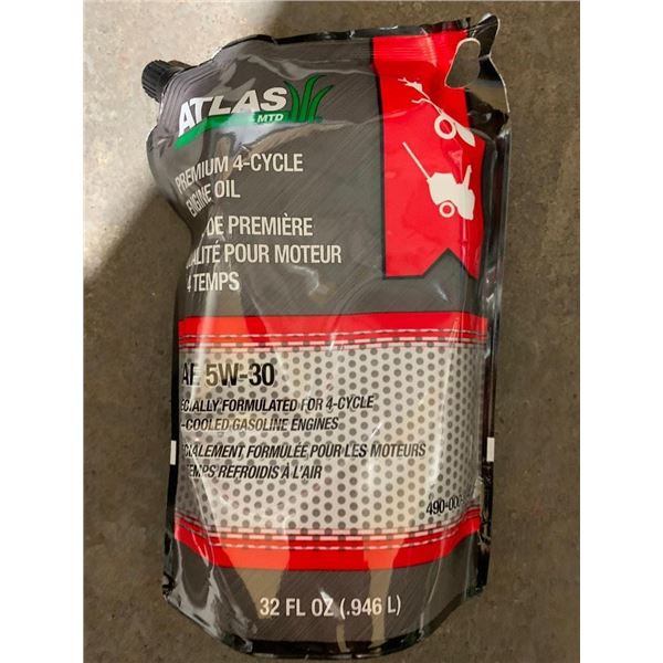 Atlas Premium 4 Cycle Engine Oil SAE 5W-30 12x946ml