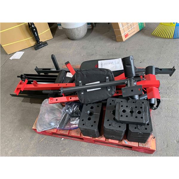 Marcy MWM-7119 150-pound Stack Home Gym - Total Body Training - Pinhole Damage to seat Leather As Se