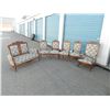 Image 1 : ANTIQUE PETIT POINT 6 PIECE SETTEE SET