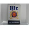 Image 1 : MILLER LITE BEER ADVERTISING LIGHTED SIGN