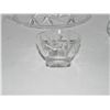 Image 8 : PINWHEEL CRYSTAL CREAM AND SUGAR SET WITH PLATE