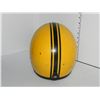 Image 4 : ESTATE YELLOW WITH BLACK STRIPES 70S BIKE HELMET