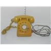 Image 1 : VINTAGE MUSTARD YELLOW ROTARY PHONE