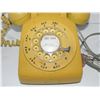 Image 2 : VINTAGE MUSTARD YELLOW ROTARY PHONE