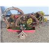 Image 2 : BOX VARIOUS CHRISTMAS WICKER DECOR