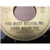 Image 2 : LOT OF 15 VINYL 45'S AND RECORD INSERTS