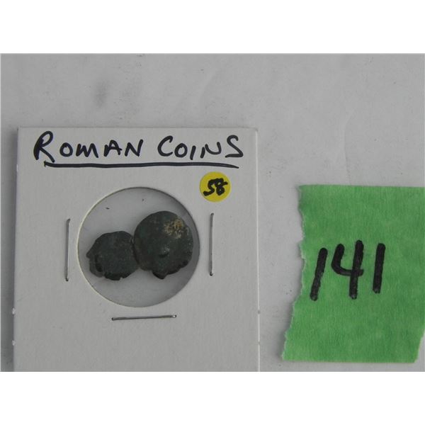 LOT OF 2 ROMAN COINS