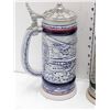 Image 2 : STUNNING LOT OF 2 TALL AVON BEER STEINS LOT 1