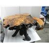 Image 1 : BEAUTIFUL BURL WOOD COFFEE TABLE