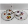 Image 1 : LOT OF 2 VINTAGE JAPAN SNACK PLATE AND TEA CUP SETS LOT 1