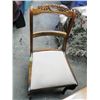 Image 8 : DUNCAN PHYFE CLAWFOOT DROP LEAF TABLE WITH 2 MATCHING CHAIRS
