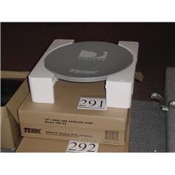 Terk 18" dual LNB sat dish